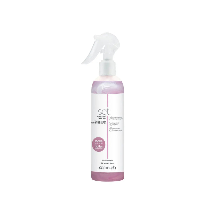 Caronlab Set Quick Dry Wax Mist Trigger Spray Bottle 250ml