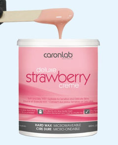 Caronlab Deluxe Strawberry Creme Hard Wax 800ML - Professional Salon Brands