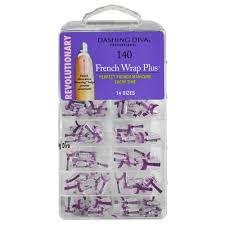 Dashing Diva French Wrap Plus Purple 140 Tips - Professional Salon Brands