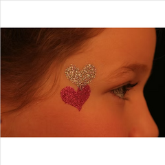 Q-Voe Small Heart Stencil -1 pack - Professional Salon Brands