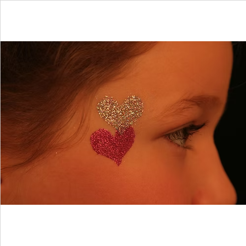 Q-Voe Small Heart Stencil -1 pack - Professional Salon Brands