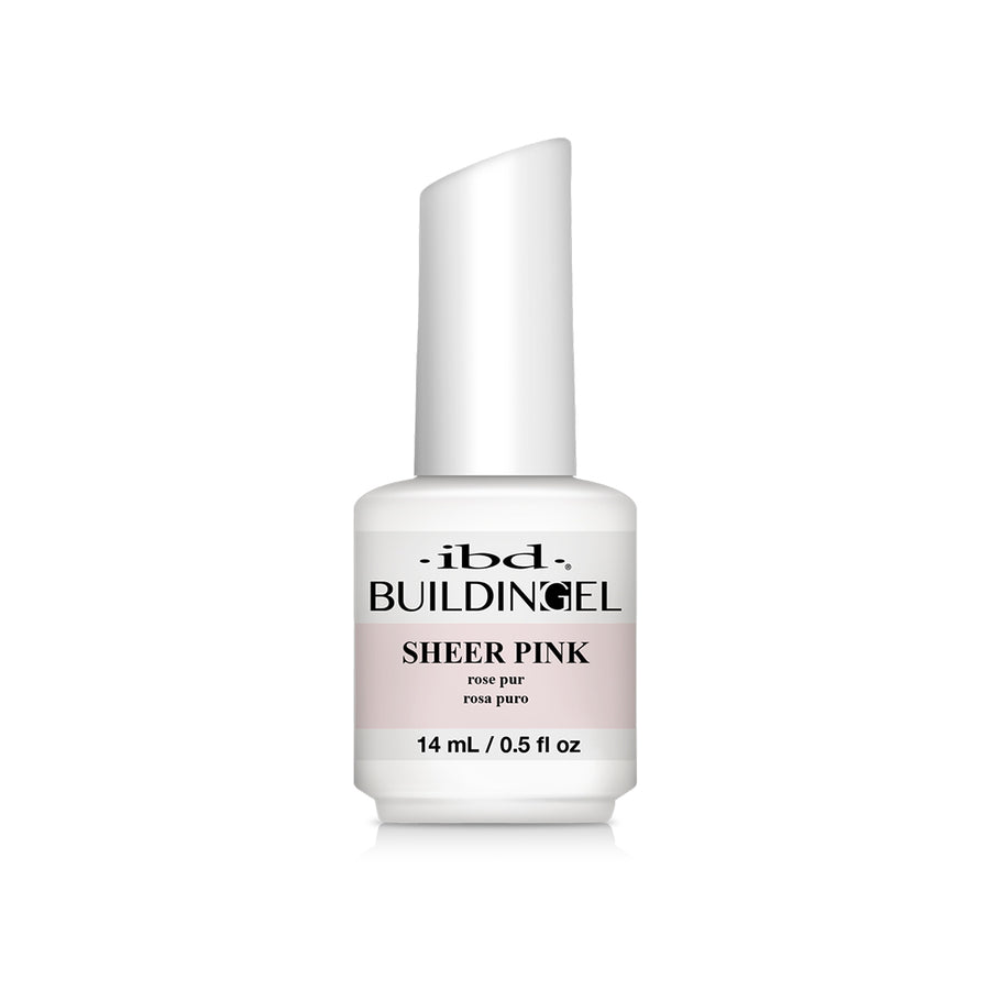 ibd Building Gel Bottle - Sheer Pink 14ml