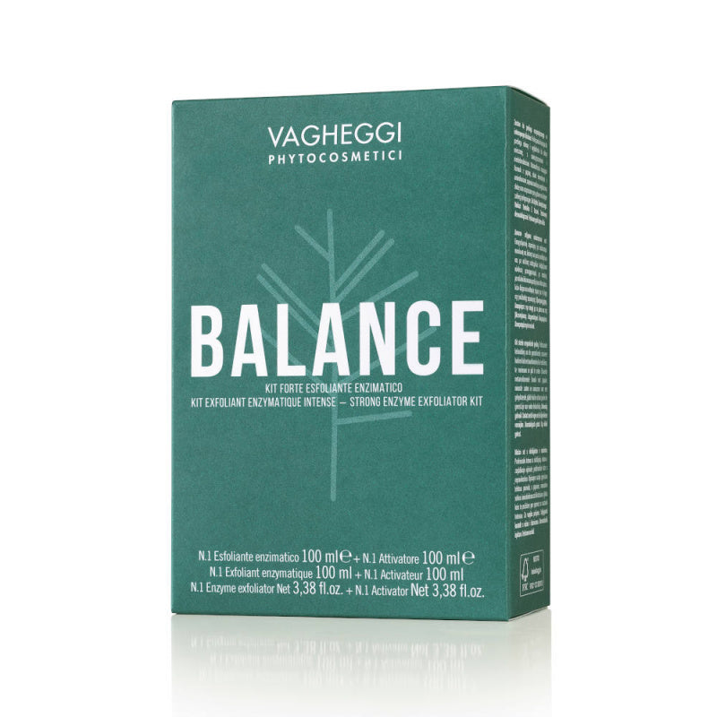 Vagheggi Balance - Enzym Exfoliating Kit - 100ml + 100ml - Professional Salon Brands