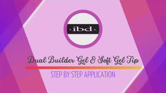 ibd Soft Gel Tips - Medium Almond 504 Tips / 12 Sizes