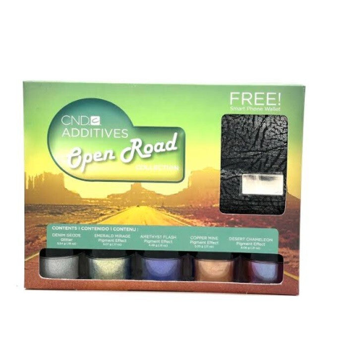 CND® ADDITIVES & PIGMENT EFFECTS Additives Open Road Collection