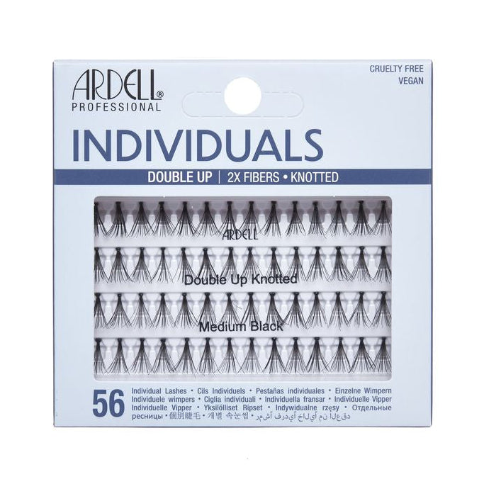 Ardell Lashes Double Individuals Knotted - Medium Black