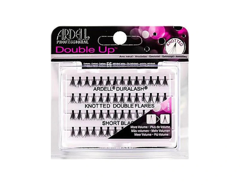 Ardell Lashes Double Individuals Knotted - Short Black - Professional Salon Brands
