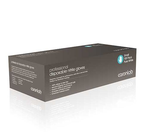 Caronlab Nitrile Gloves Small (Black)