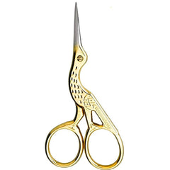 STORK SCISSORS STRAIGHT GOLD - Professional Salon Brands