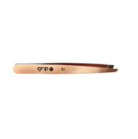 Caronlab Grip Tweezers Slant Rose Gold