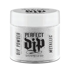 Artistic Dip I MAKE THE RULES - Silver Brushed Metal Foil DIP - Professional Salon Brands