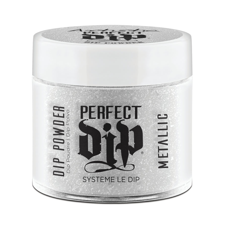 Artistic Dip I MAKE THE RULES - Silver Brushed Metal Foil DIP