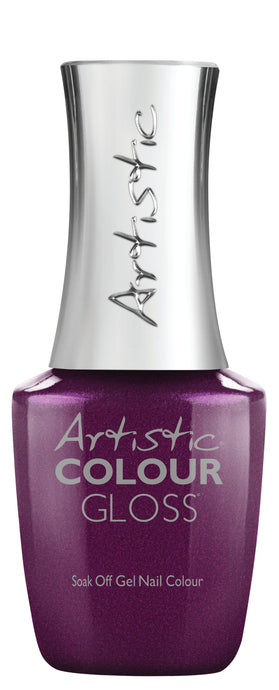 Artistic Gel TAILORED TARTAN - Dark Purple Shimmer GEL - Professional Salon Brands