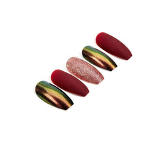 Ardell Nail Addict - Red Cateye - Professional Salon Brands