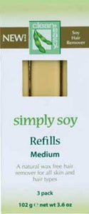 Clean and Easy Simply Soy Refills Medium 3pk - Professional Salon Brands