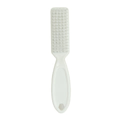 NAIL SCRUB BRUSH - PLASTIC HANDLE WHITE - Professional Salon Brands