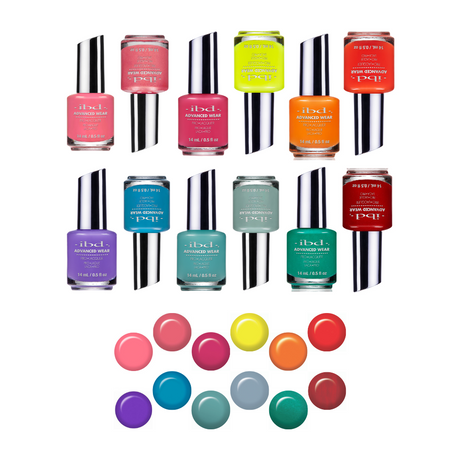 IBD Advanced Wear Lacquer bundle 8 - Professional Salon Brands