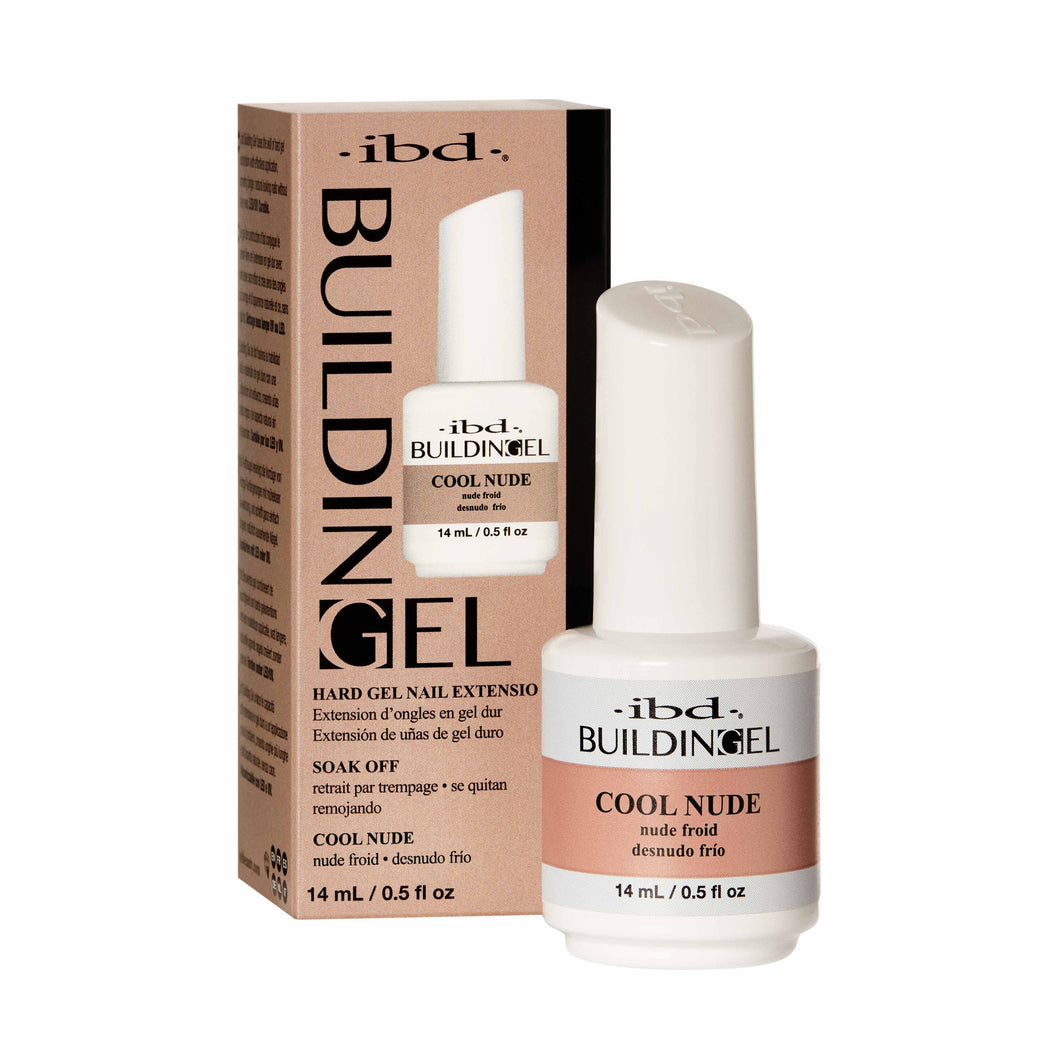 ibd Building Gel Bottle - Cool Nude 14ml - Professional Salon Brands