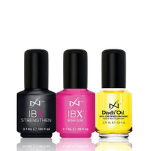 Load image into Gallery viewer, IBX Mini Repair and Restore Duo Pack incl Bonus Dadi Oil - Professional Salon Brands
