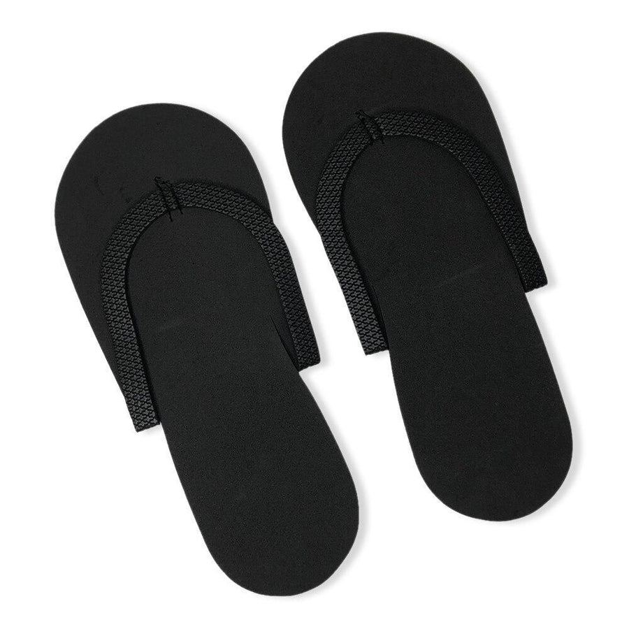 PEDI THONG SLIP-R BLACK 12PK