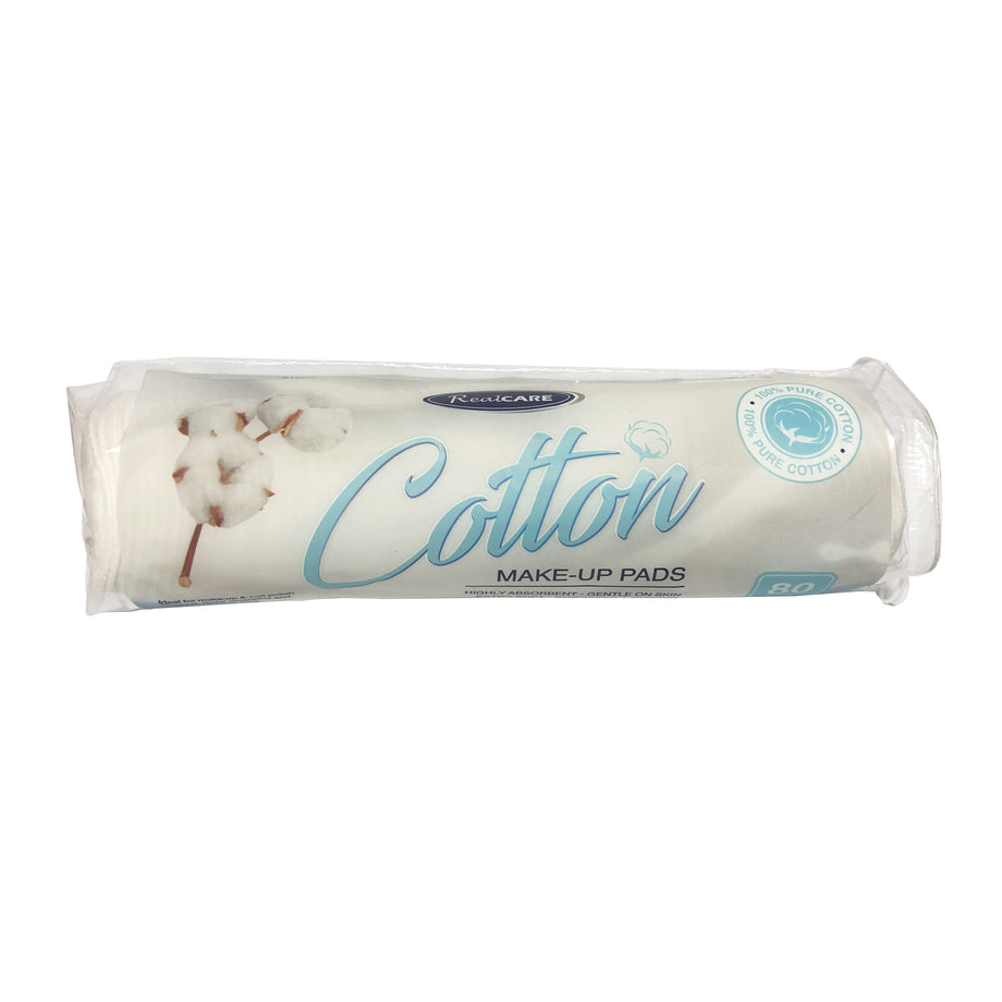 Real Care Cotton Round Pads - 80pk - Professional Salon Brands