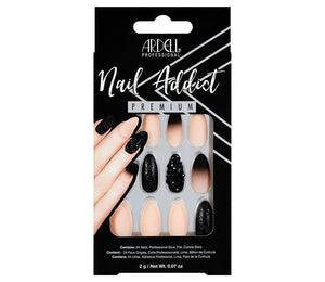 Ardell Nail Addict - Black Stud & Pink Ombre - Professional Salon Brands