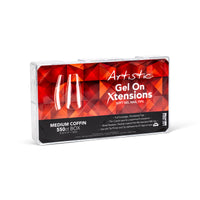 Artistic Gel On Xtensions Medium Coffin 550CT
