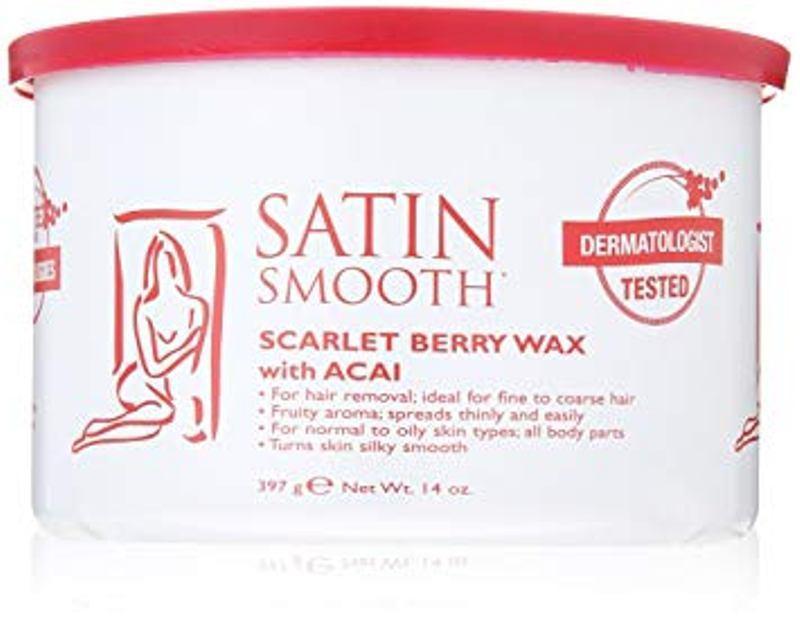 Satin Smooth Scarlett Berry Strip Wax with Acai 397g - Professional Salon Brands