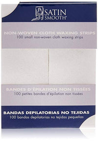 Satin Smooth Small Non-Woven Cloth Waxing Strips 100PK