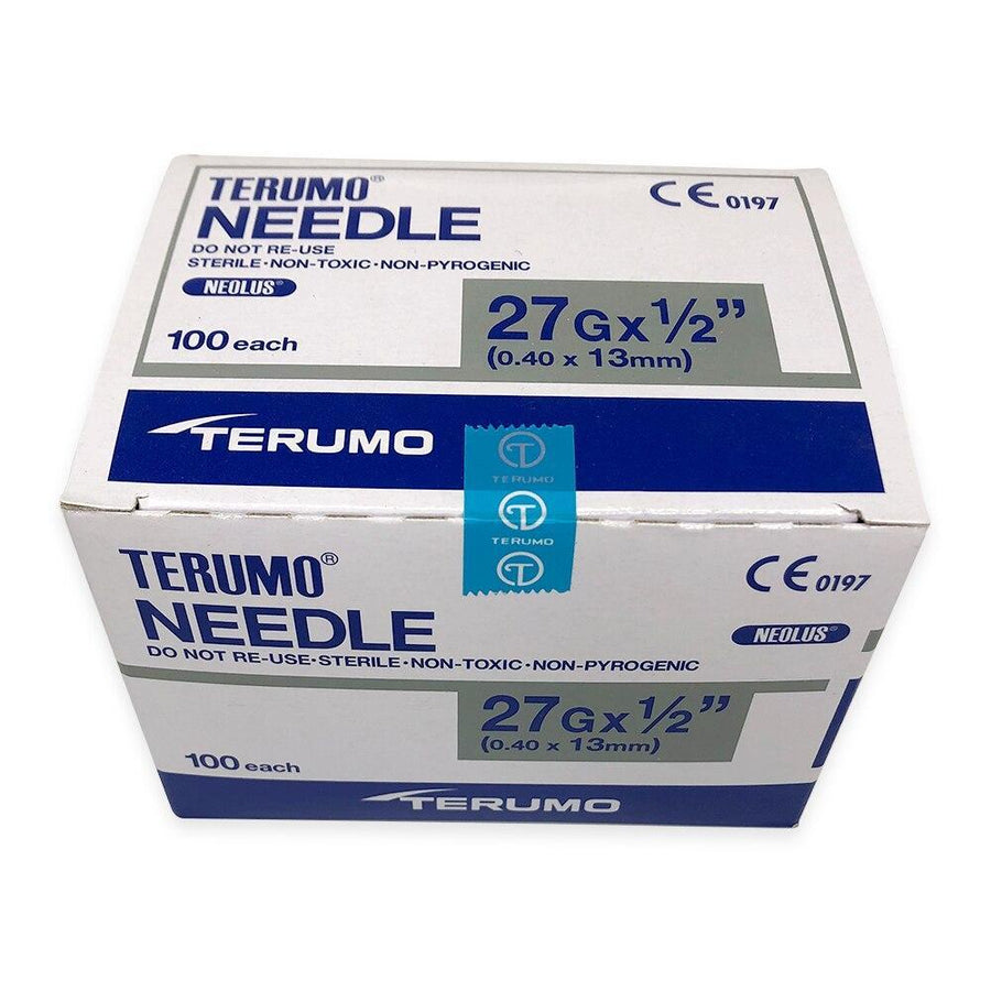 TERUMO NEEDLE 100PK 27G X 1/2"