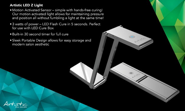Artistic Gel on Xtension LED Z Light - Professional Salon Brands