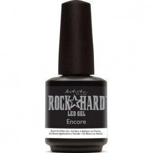 Rock Hard LED GEL   -   ENCORE   -   Brush On White Gel - Professional Salon Brands