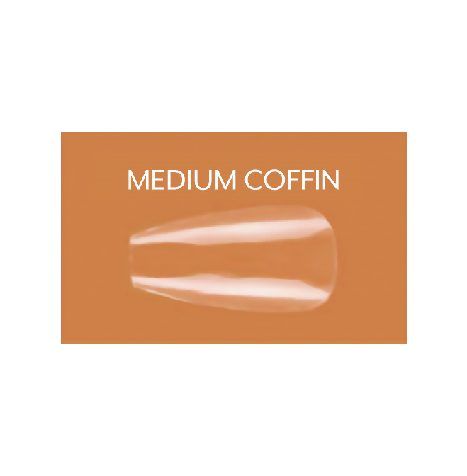 Artistic Gel On Xtensions Medium Coffin 110CT