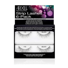 Ardell Lashes Natural Lash 110 Black 6pk - Professional Salon Brands
