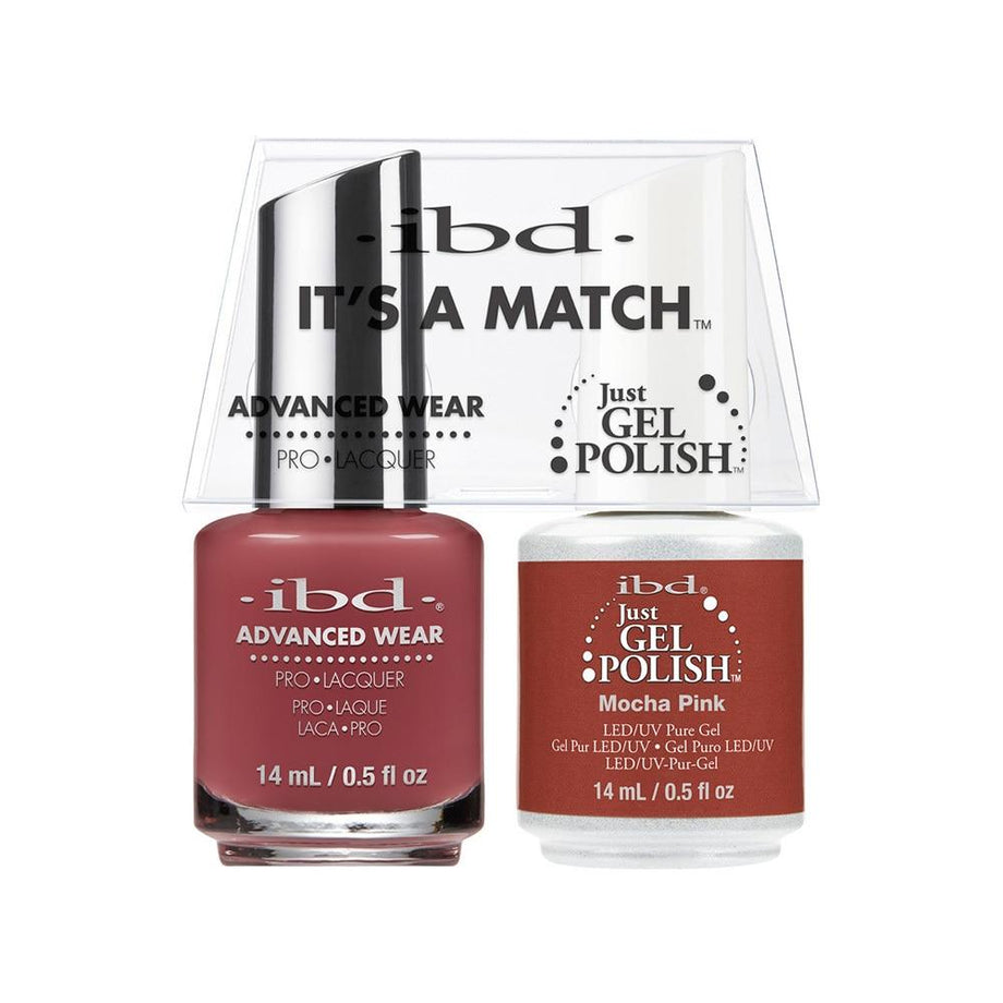 ibd Just Gel Polish & Advanced Wear Duo - Mocha Pink