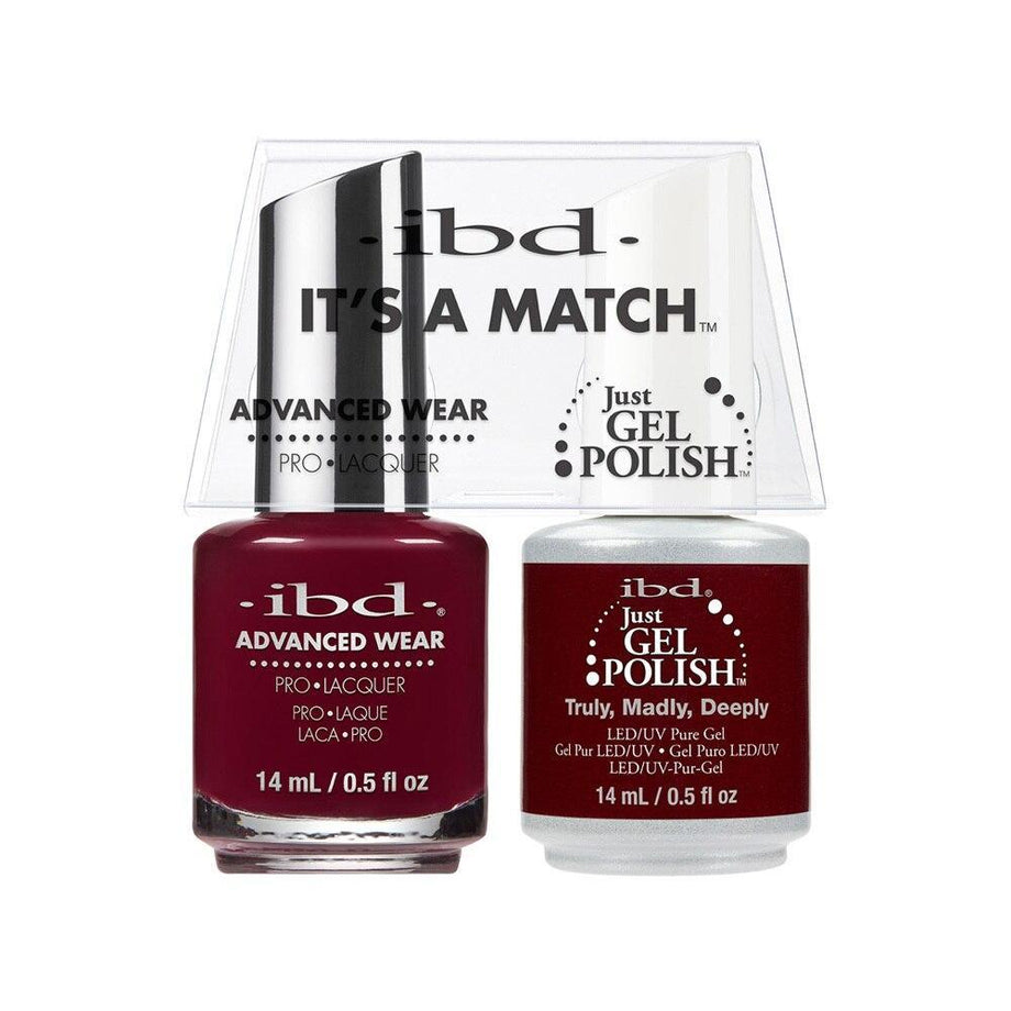 ibd Gel Polish & Lacquer Duo - Truly, Madly, Deeply - Professional Salon Brands