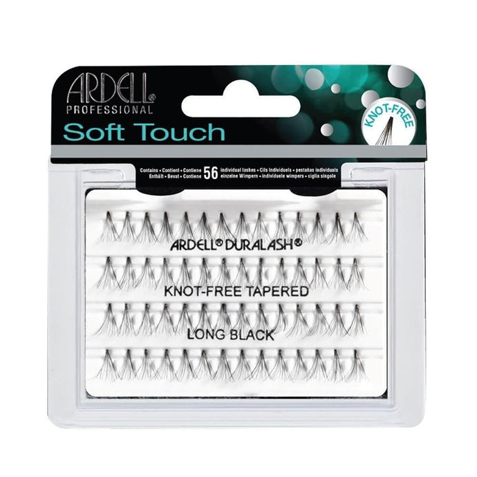 Ardell Lashes Soft Touch Individuals Knot-Free - Long Black - Professional Salon Brands