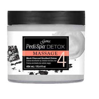 Gena Pedi Spa Detox Black Charcoal Emollient Massage Creme 454ml