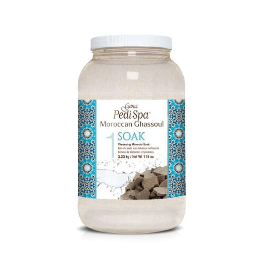 Gena Pedi Spa Moroccan Ghassoul Cleansing Mineral Soak 3.23Kg - Professional Salon Brands