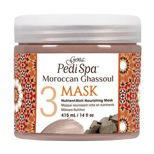 Gena Pedi Spa Moroccan Ghassoul Nutrient-Rich Nourishing Mask 415ml - Professional Salon Brands