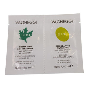 Vagheggi BIO+ Nourishing Essence and 24Hr Face Cream Sample 6ml - Professional Salon Brands