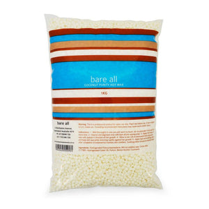 Bare All Coconut Purity Hot Wax Beads 1kg - Professional Salon Brands