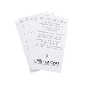 LASH beLONG LASHcare Cards - Professional Salon Brands
