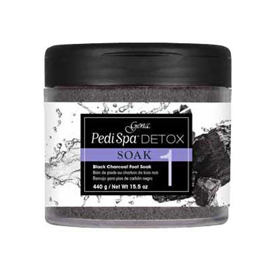 Gena Pedi Spa Detox Black Charcoal Foot Soak 440g