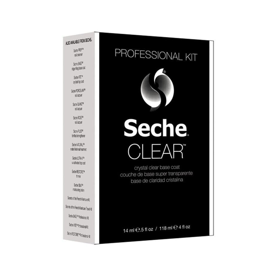 Seche Clear Base Coat Pro 118ml Refill & 14ml - Professional Salon Brands