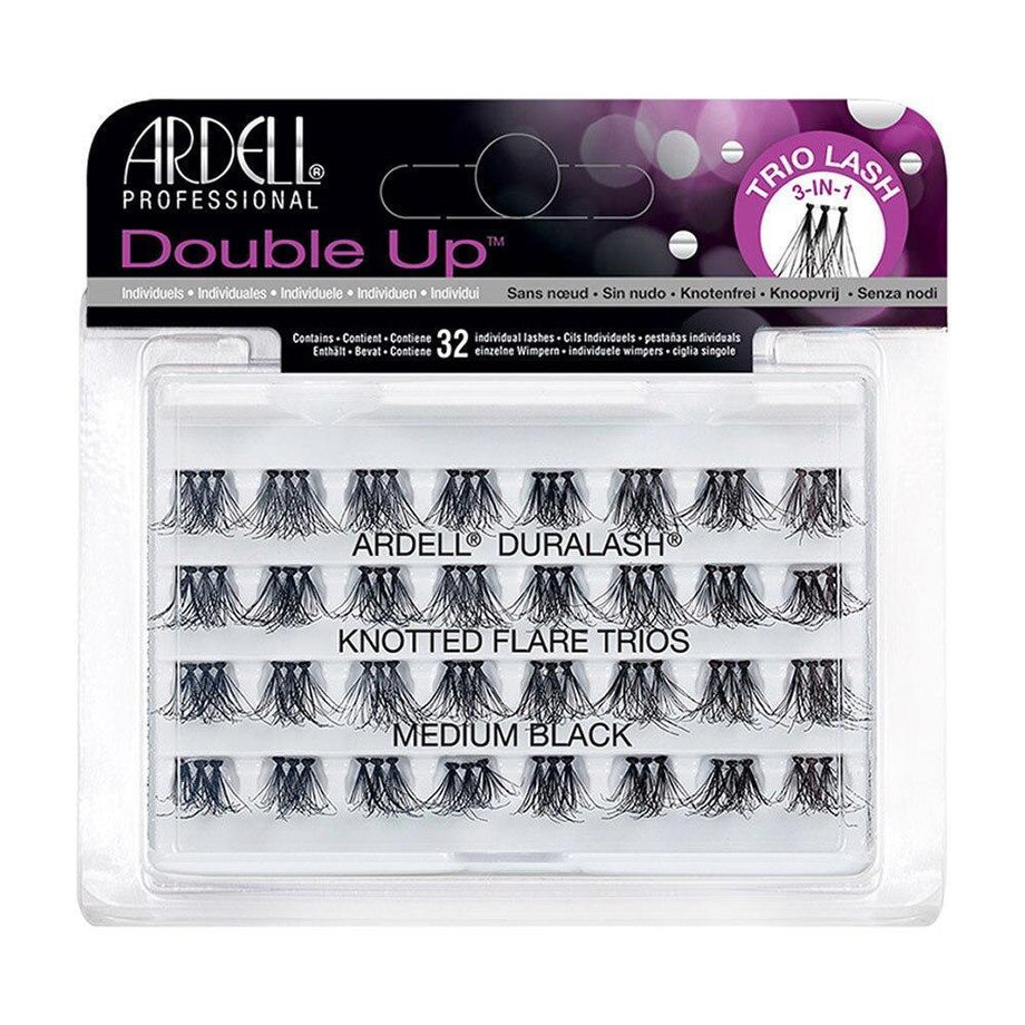 Ardell Lashes Double Trio Individuals Medium Black - Professional Salon Brands