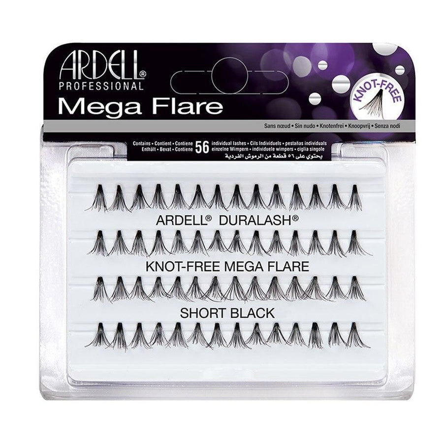 Ardell Lashes Mega Flare Knot Free - Short Black