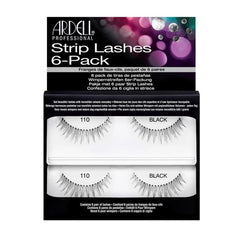Ardell Lashes Natural Lash 110 Black 6pk - Professional Salon Brands