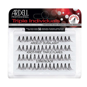 Ardell Lashes Triple Individuals - Long Black - Professional Salon Brands