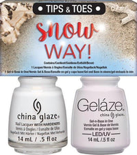 China Glaze Gelaze Gel & Lacquer Duo - Snow Way!